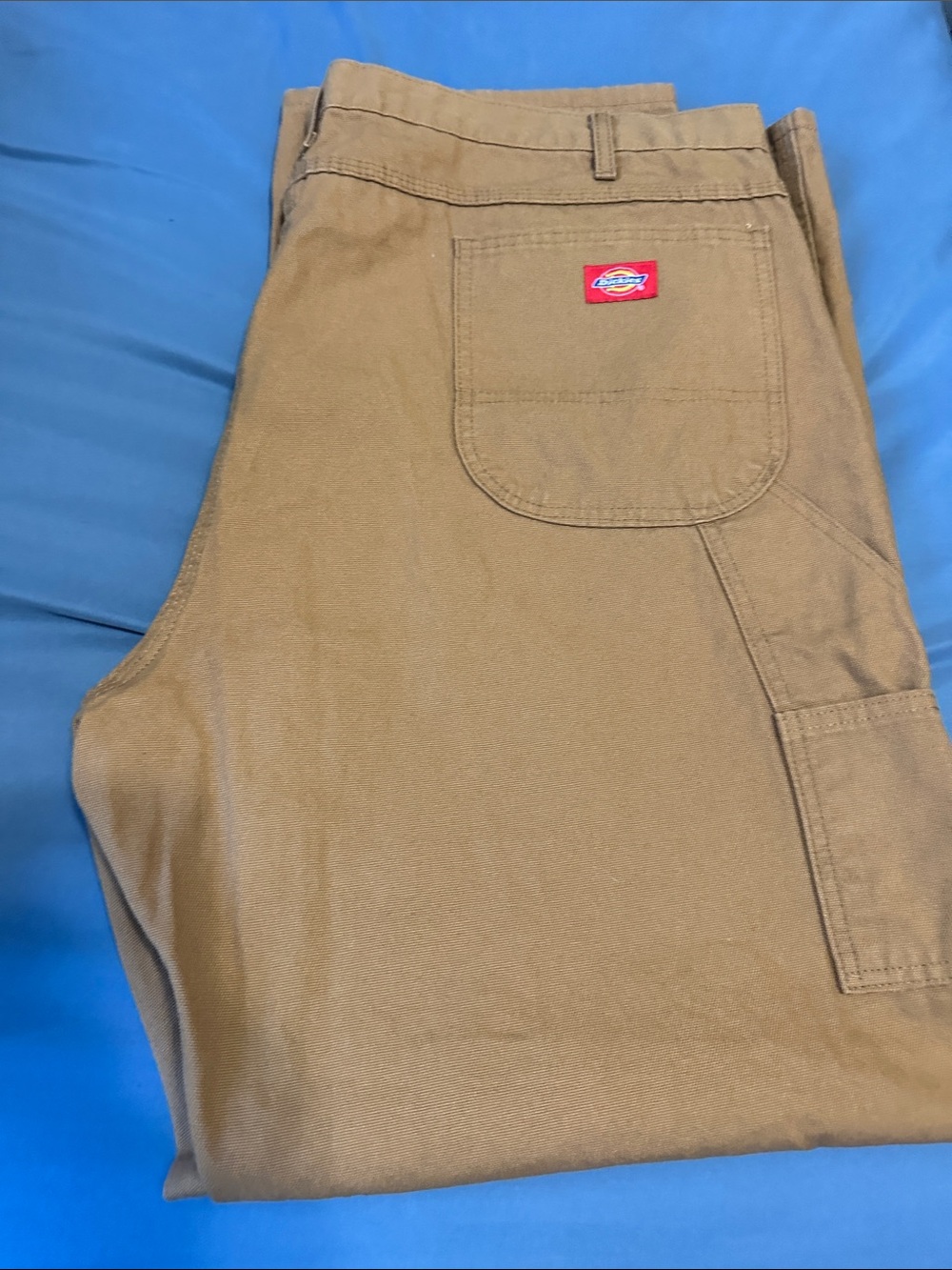 Dickies Tan Carpenter Pants with Pocket Logo 42x32